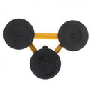Aluminum Alloy Triple Claw Vacuum Sucker With Rubber Suction Pad And Abs Ha