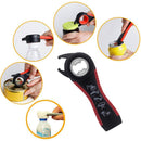 Bottle Can And Jar Grip Opener, Multi Kitchen Tools Set And 4-In-1Jar Grip