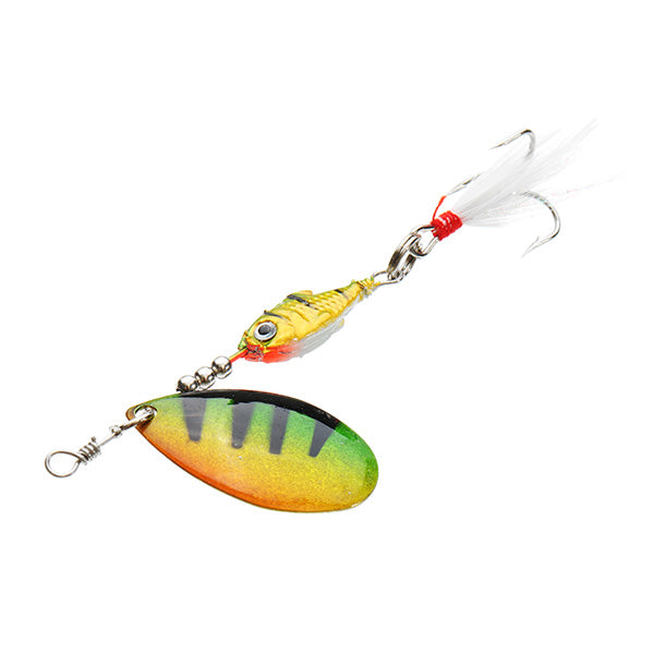 Abu Garcia Active Spinner 1PC 7g/12g Fishing Lure Artificial Hard Bait With Highly Reflective Sequi