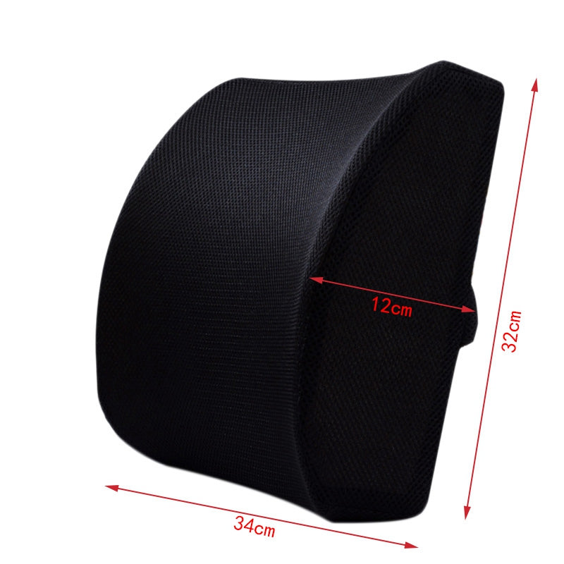 Memory Foam Seat Chair Lumbar Back Support Cushion Pillow For Office Home C A4S9