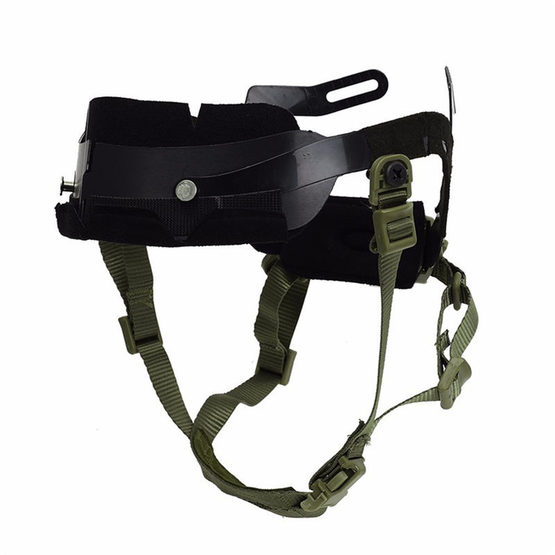 WoSporT Tactical Helmet Locking Buckle System Outdoor Protective Adjustable Strap Accessory