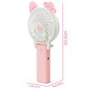 Mini Cartoon Hand-Held Usb Electric Fan Foldable Student Fan Portable Field R8K1