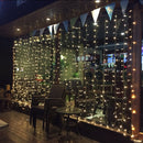 2M*3M 288LED Outdoor Christmas Xmas Wedding Party Fairy String Curtain Hanging Window Light EU Plug
