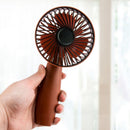 Mini Portable Hanging Usb Charging Fan Rotating Handheld Desktop Cooling FanC9F5