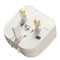 UK Converter Adaptor Plug Travel Power Connections White