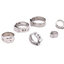 70Pcs/Set Single Ear Crimping Hose Clamp Single Ear Hose Clamps Hose Fuel C W3M4