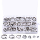 70Pcs/Set Single Ear Crimping Hose Clamp Single Ear Hose Clamps Hose Fuel C W3M4