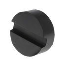2 Pack Black Rubber Slotted Floor Jack Pad Frame Rail Adapter For Pinch Wel