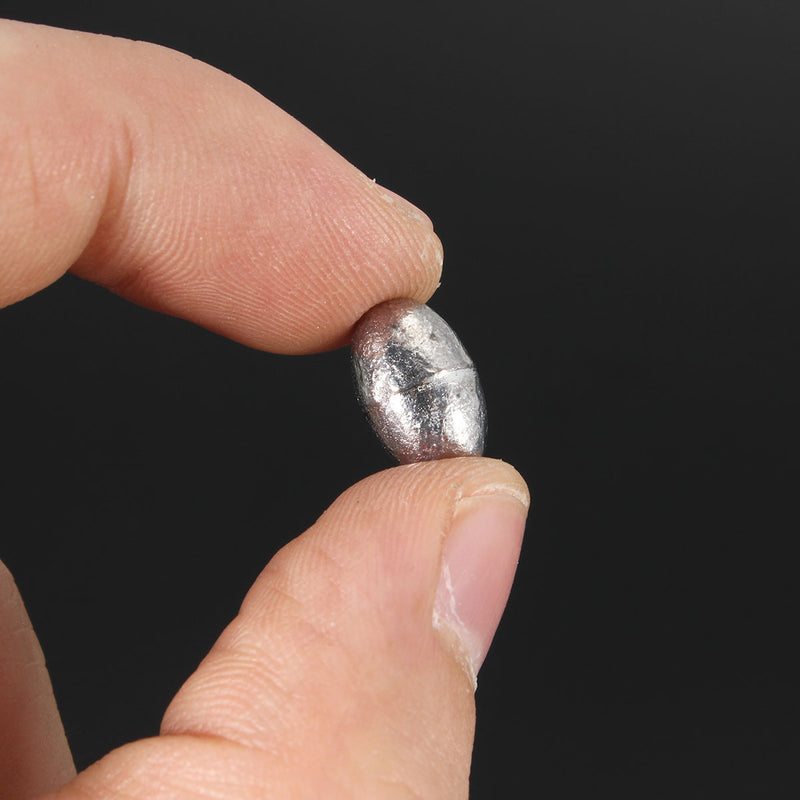 50pcs Metal Olive Shape Leads Sinkers Fishing Sinker Pure Lead Making Sea Fishing Sinker Tackle