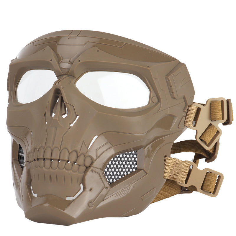 Wosport Skull Tactical Airsoft Mask Paintball CS Military Protective Full Face For Fast Helmet