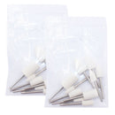 20Pcs Wool Felt Mounted Mandrel Polishing Buffing Wheels Grinding Bits Grin