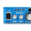 12V 220V HIFI Audio Stereo MP3 Player Power Amplifier bluetooth FM Radio 2CH 600W Support FM USB SD Slot Europe Plug For Home Car