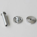 10 Pcs Stainless Steel Smooth Cylindrical Wall Hanger Wall Hook Heavy Duty