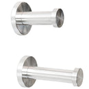 10 Pcs Stainless Steel Smooth Cylindrical Wall Hanger Wall Hook Heavy Duty