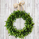 Leaf / Flower Wreath, 17.7 Inch Eucalyptus Wreath Round Wreath Front Door G