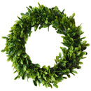 Leaf / Flower Wreath, 17.7 Inch Eucalyptus Wreath Round Wreath Front Door G