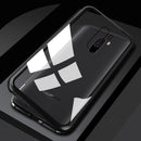 Bakeey 360 Magnetic Adsorption Metal Tempered Glass Flip Protective Case for Xiaomi Pocophone F1
