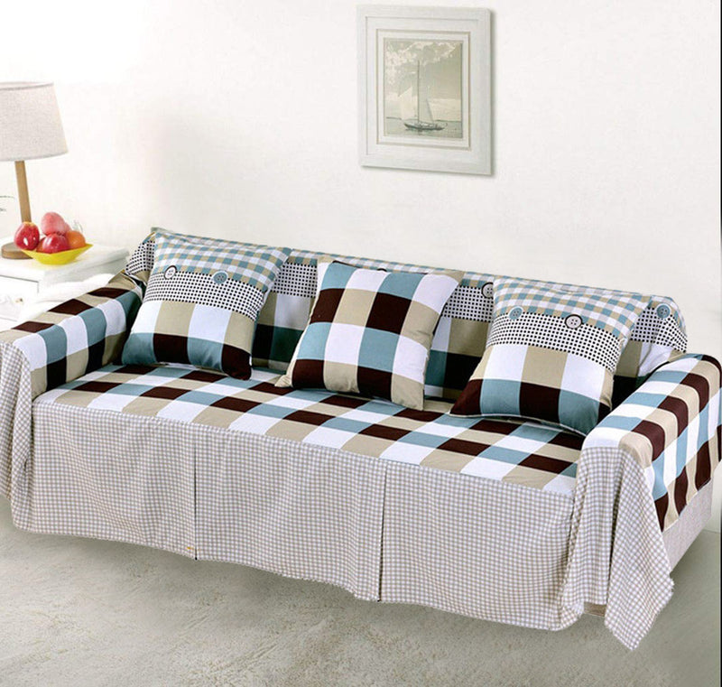 1/2/3/4 Seaters Sofa Easy Slipcover Stretch Protector Washable Soft Couch Chair Covers Protector