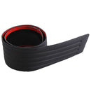 Car Rear Bumper Sill Protector Plate Rubber Cover Guard Pad Moulding Trim 9