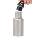 Outdoor Camping Titanium Water Bottle With Titanium Lid Cycling Hiking Spor