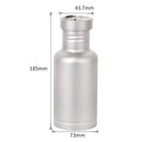 Outdoor Camping Titanium Water Bottle With Titanium Lid Cycling Hiking Spor