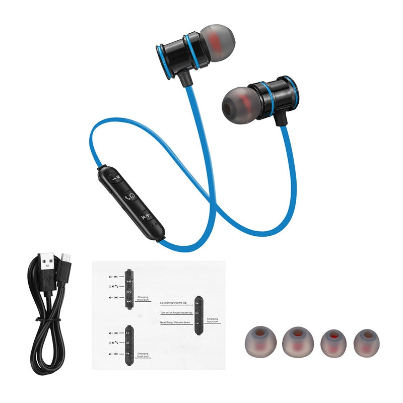 Magnetic Wireless Bluetooth 5.0 Earphone Sports Neck Hanging Stereo EarpieceH2L5