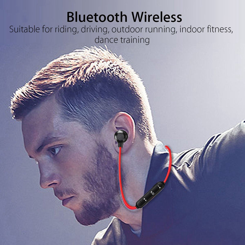Magnetic Wireless Bluetooth 5.0 Earphone Sports Neck Hanging Stereo EarpieceH2L5