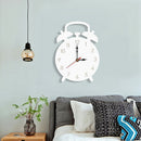 Alarm Clock Mute Shape Wooden Cartoon Wall Clocks Decoration Birtay PresenD4R9
