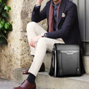 Weixier Men Messenger Bags Pu Leather Shoulder Crossbody Bag Men Handbag Ma