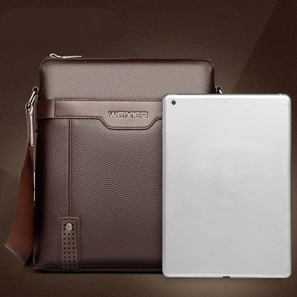 Weixier Men Messenger Bags Pu Leather Shoulder Crossbody Bag Men Handbag Ma S7I9