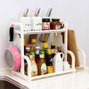 Kitchen Shelf Seasoning Cans Shelf Kitchen Spice Rack Condiment Bottles PeppU6H3