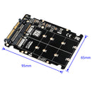 M.2 Ssd To U.2 Adapter 2In1 M.2 Nvme And Sata-Bus Ngff Ssd To Pci-E U.2 Sff I4P6