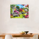 Full Suare Diamond Painting Landscape Garden 5D Diamond Painting Flower Squ