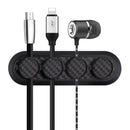 Bakeey Carbon Fiber 4 Clips Magnetic Cable Winder Cable Organizer Management