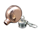 1oz 28ml Mini Stainless Steel Round Hip Flask With Keychain Liquor Alcohol Whiskey W-ine Pot