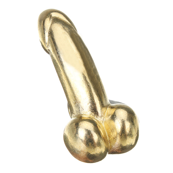 Miniature Brass Reproductive Organs Shaped Keychain Keyring Key Chain Pendant Funny Prank Gift