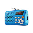 Rolton T30 Portable Mini FM Radio Speaker Music Player TF Card USB With LED Display