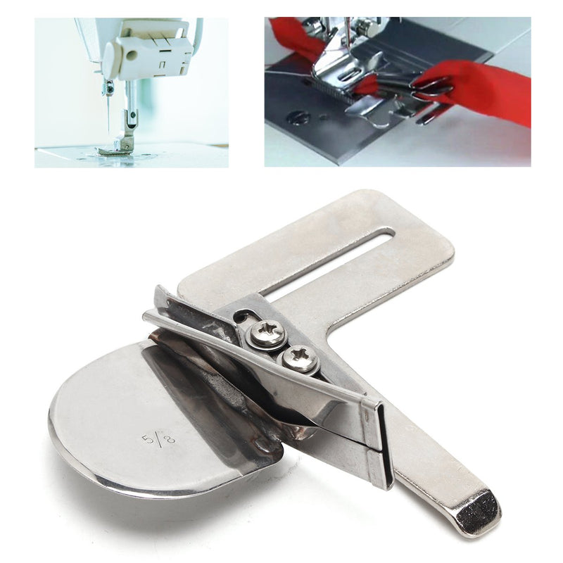 A4 Tape Cut Size 5/8'' Single Fold Raw Edge Binder Sewing Machine Presser Foot