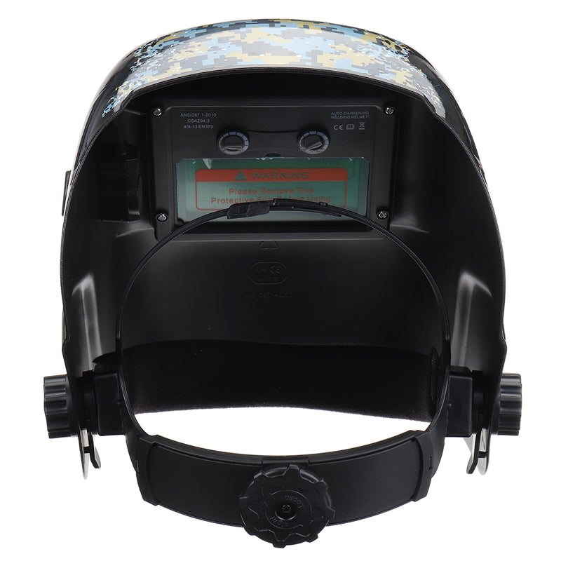 Solar Power Automatic Dimming Welding Helmet Welder Mask with Head Band