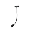 AC110-220V 50W E27 Hanging Lamp Holder for Track Light Rail Suspension with 40cm Flexible Tube