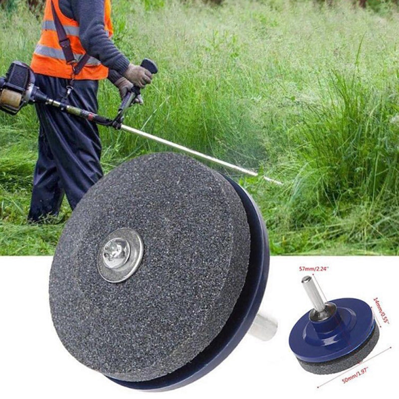 2Pcs Grinding Drill Sharpener Lawnmower Faster Rotary Drill Blade Sharpener