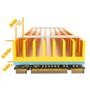 Aluminum M.2 Heatsink Cooler Heat Sink Thermal Conductive Adhesive For Ngff