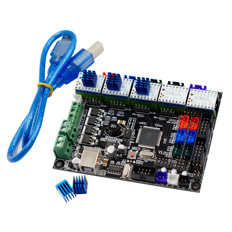 MKS-GEN L V1.0 Integrated Controller Mainboard + 5pcs TMC2208 Stepper Motor Driver For 3D Printer
