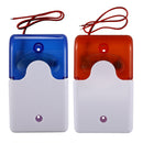 Mini Wired Strobe Warning Siren Durable Dc 12V Sound Alarm Flashing Light S F9V3
