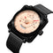 SKMEI 9172 Men Watch Fashion Square Dial Milanese Strap Male Quartz Wrist Watch