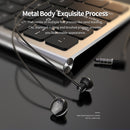 ROCK SPACE ES02 HiFi Stereo Music Earphone 3.5mm Wired Control Aluminum Alloy Headset for PC Cell Phones