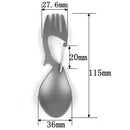 3 In 1 Camping Picnic Titanium Spoon Tableware Titanium Fork Ultralight Pur C7R1