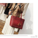 New Women Big Capacity Storage Leather Handbag Shoulder Ladies Purse Messen