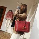 New Women Big Capacity Storage Leather Handbag Shoulder Ladies Purse Messen