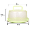 Plastic Round Cake Box Pastry Storage Boxes Dessert Container Cover Case Fo X2Q2